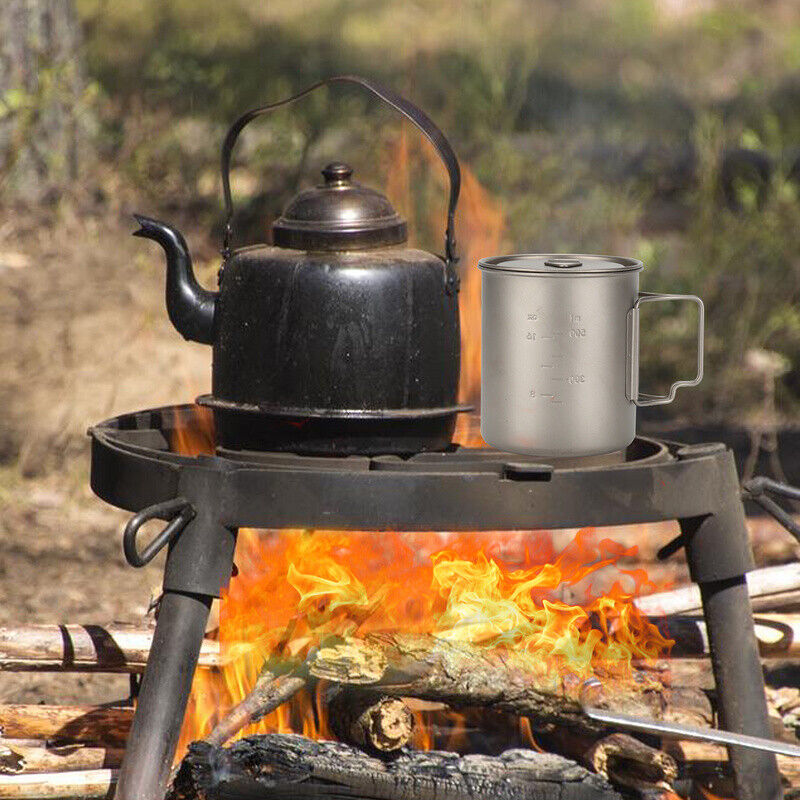 Titan Becher Set mit Besteck Gabeln & Löffel Campingbecher | Brehn