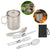 Titan Becher Set mit Besteck Gabeln & Löffel Campingbecher | Brehn