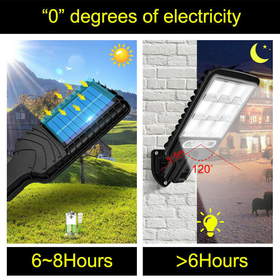 Premium solarbetriebene LED-Straßenlampe