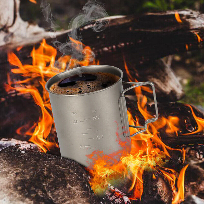 Titan Becher Set mit Besteck Gabeln & Löffel Campingbecher | Brehn