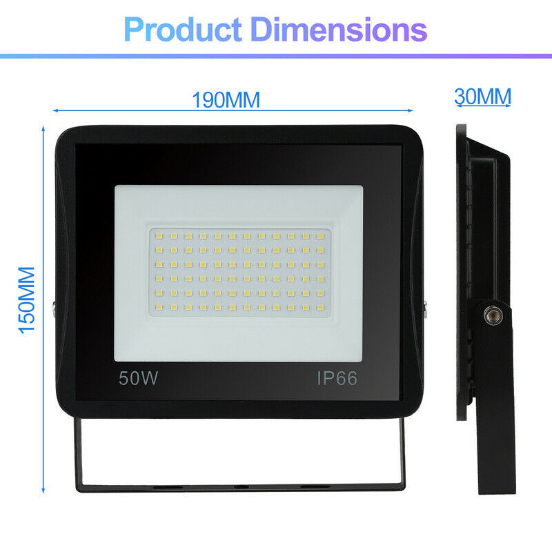 LED Fluter mit Stativ Baustrahler 2X50W Kaltweiß | Brehn