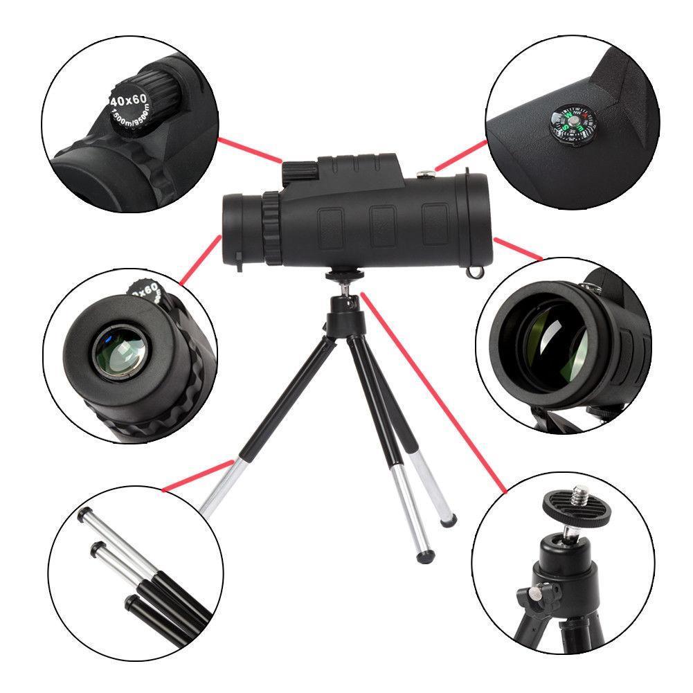 Brehn | SmartZoom 40x Zoom Telephoto HD Kameraobjektiv für iPhone, Samsung und Android-Smartphones