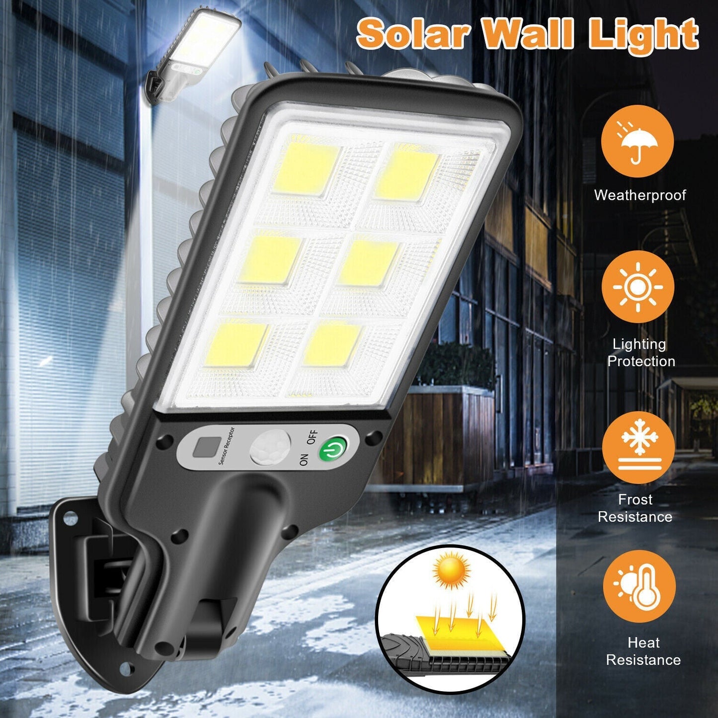Premium solarbetriebene LED-Straßenlampe