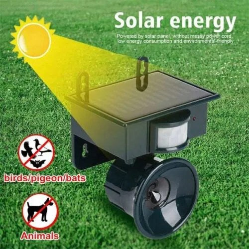 Solar Tierabwehr mit Ultraschall & Bewegungsmelder | Brehn