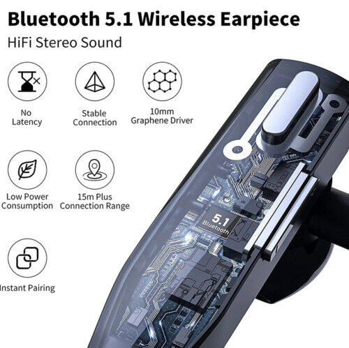 Kabelloser Bluetooth-Kopfhörer mit langer Akkulaufzeit und Geräuschunterdrückung