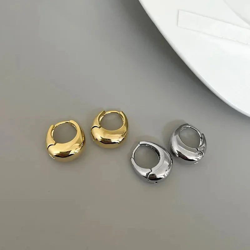 Brehn | S925 Klassische Hoop Zarte Ohrringe