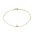 Brehn | S925 Zarte Einzel-Diamant-Armbänder