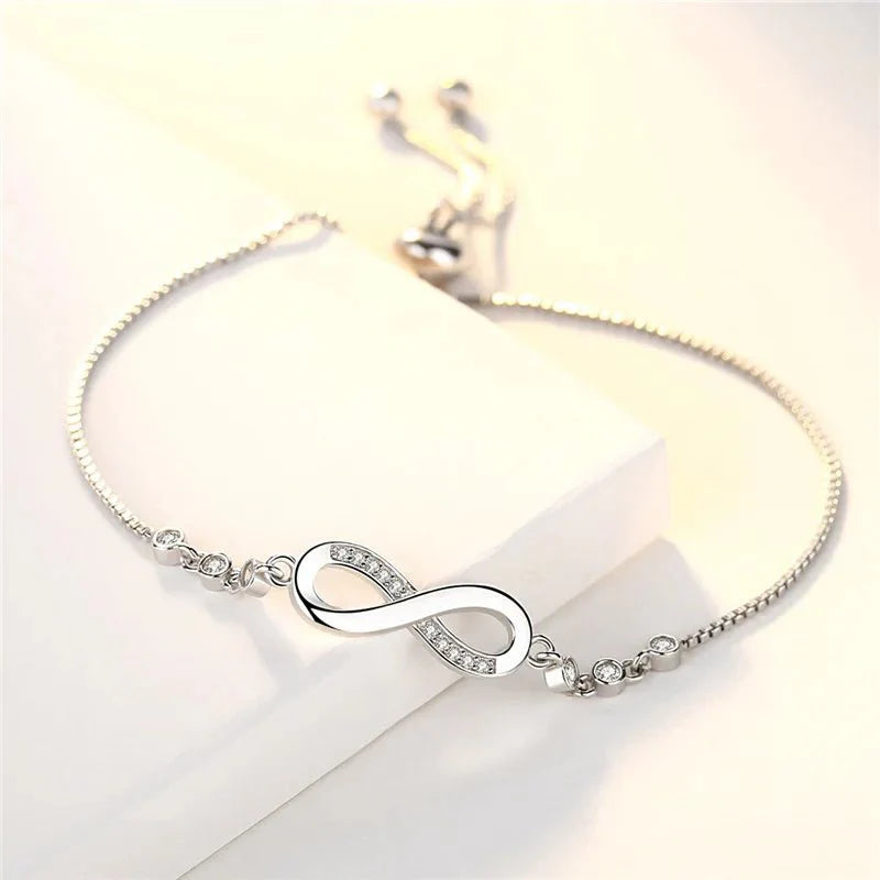 Brehn | S925 Unendlichkeit Diamant Liebe Armband