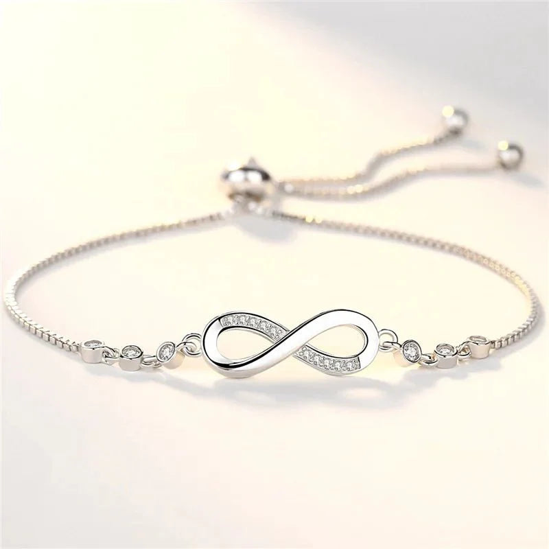 Brehn | S925 Unendlichkeit Diamant Liebe Armband