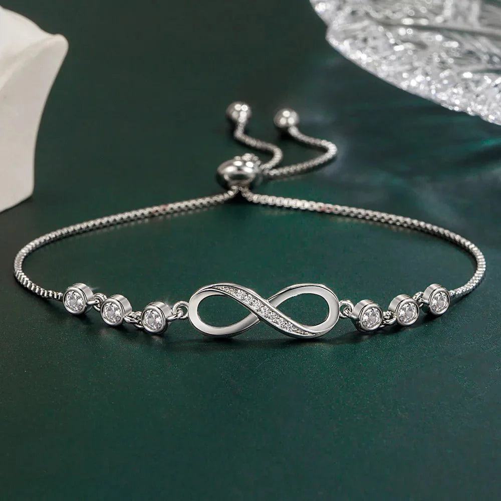 Brehn | S925 Unendlichkeit Diamant Liebe Armband