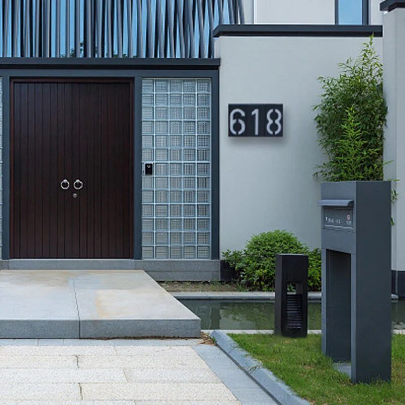 Brehn | Solarhausnummern - umweltfreundlich - wirtschaftlich - modernes Design