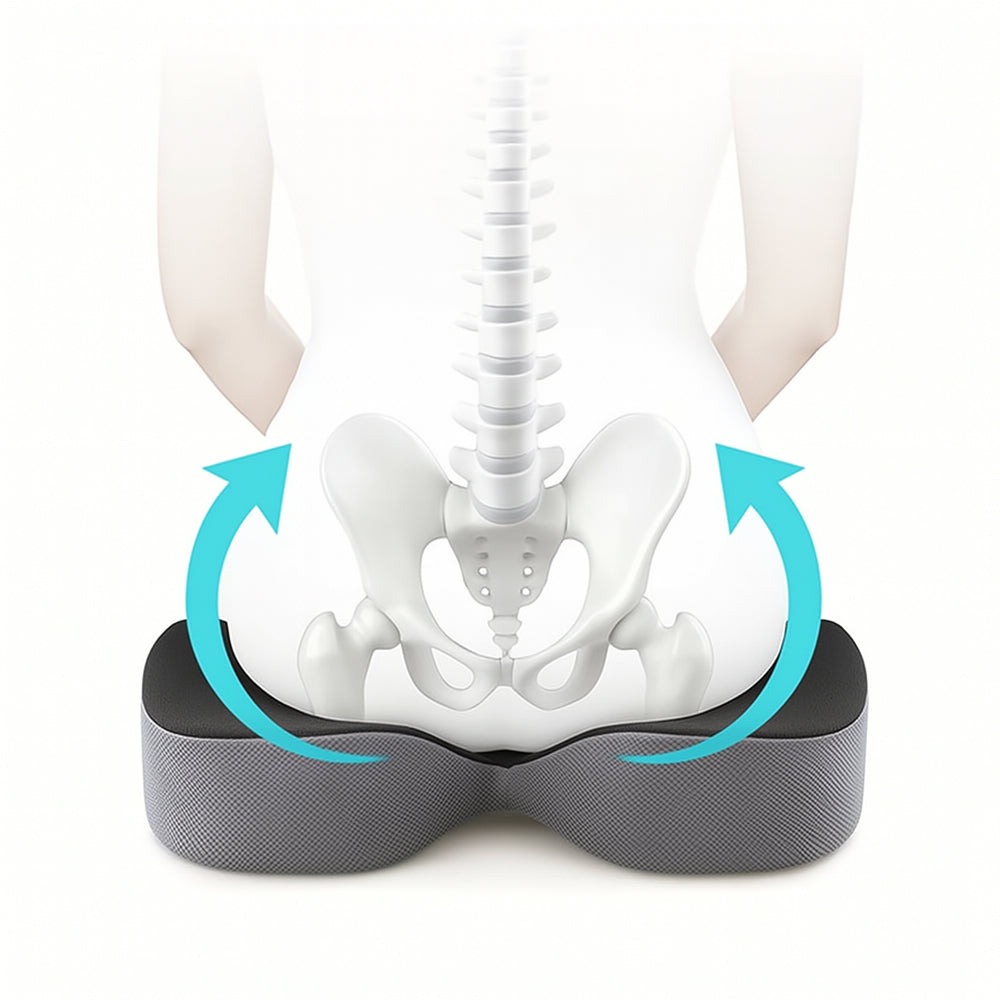 Ergonomisches Sitzkissen aus Memory Foam | Brehn