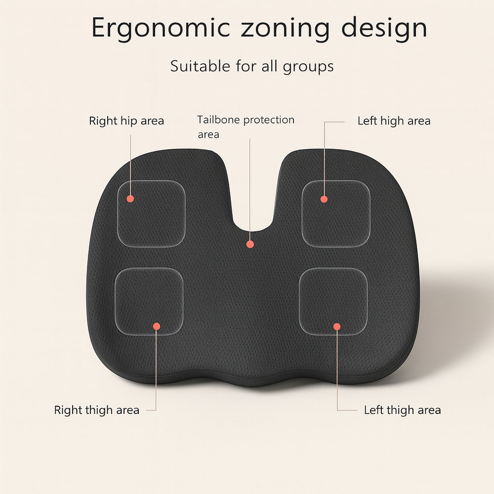 Ergonomisches Sitzkissen aus Memory Foam | Brehn
