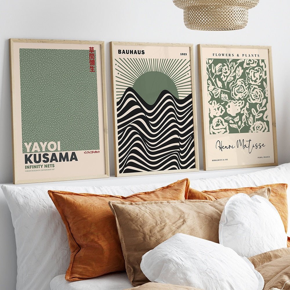 Brehn | Salbeigrün Matisse Yayoi Kusama Ausstellung Poster