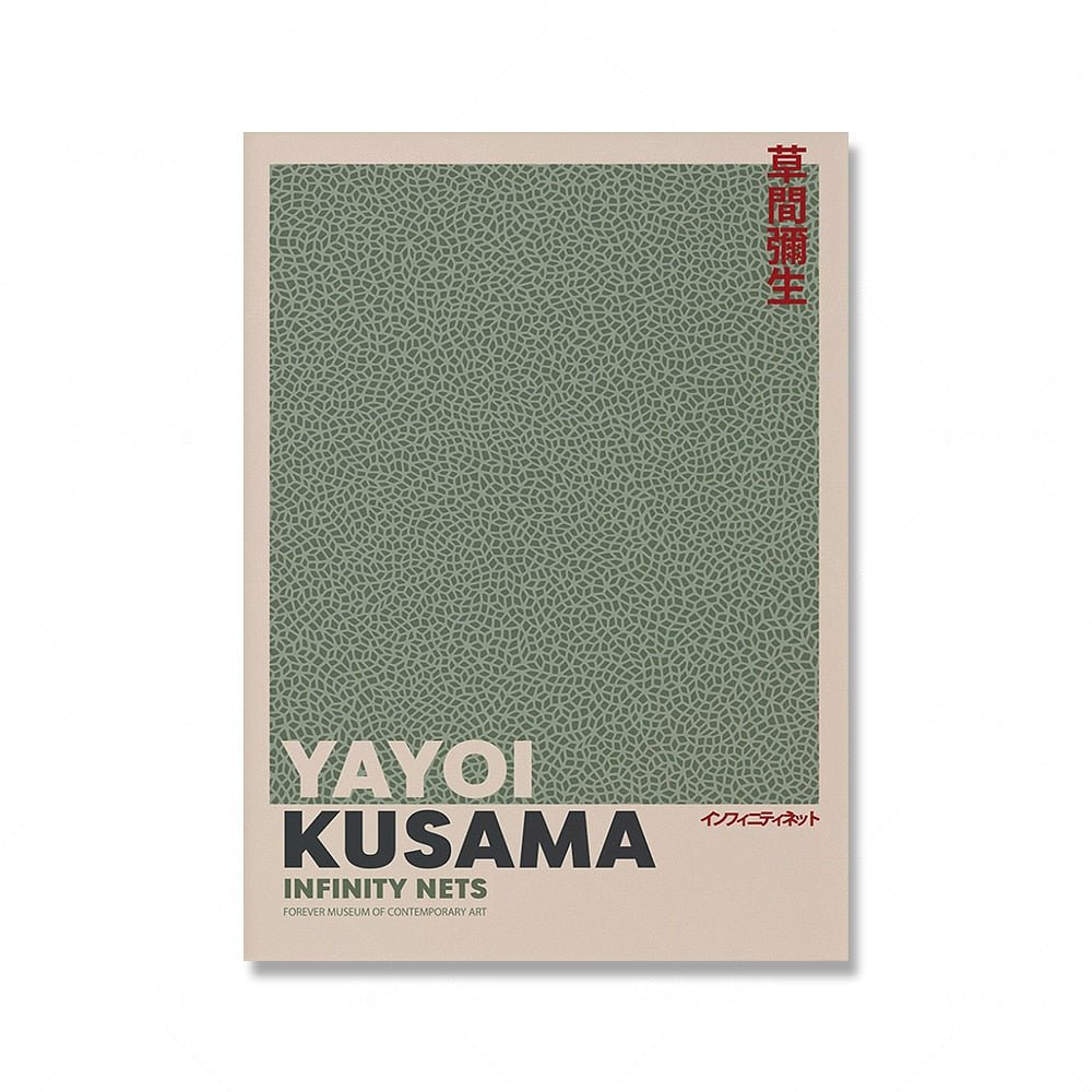 Brehn | Salbeigrün Matisse Yayoi Kusama Ausstellung Poster