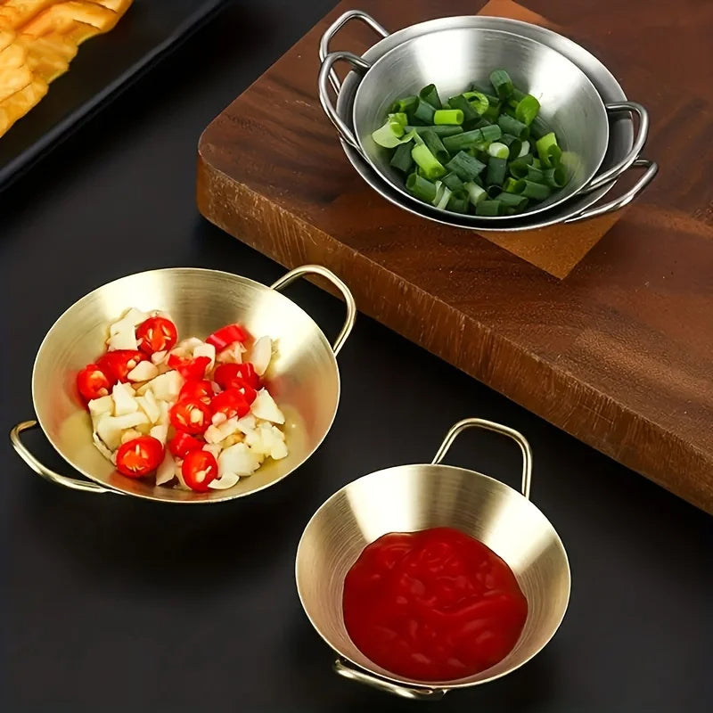 Sauce Dipping Bowl Edelstahl Dipping Cups Runde Sauce Schalen | Brehn