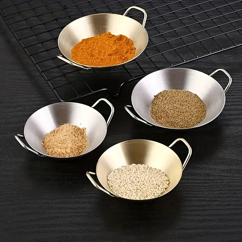 Sauce Dipping Bowl Edelstahl Dipping Cups Runde Sauce Schalen | Brehn