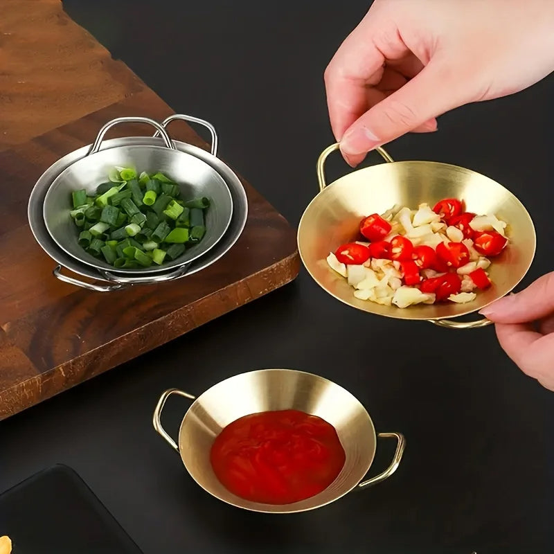 Sauce Dipping Bowl Edelstahl Dipping Cups Runde Sauce Schalen | Brehn