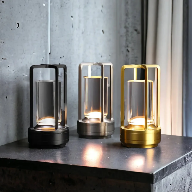 Skandinavische kabellose LED-Tischleuchte - NordicaGlow