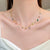 Brehn | Verstreute zarte Kristall-Choker-Halskette