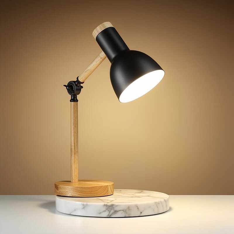 HoutLicht Tischlampe für Schreibtisch | Brehn