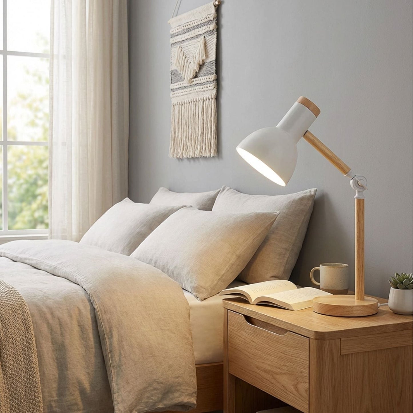 HoutLicht Tischlampe für Schreibtisch | Brehn