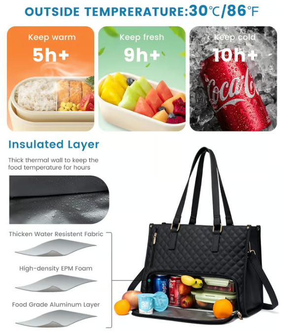 Isolierte Laptop & Lunch Tasche | Brehn