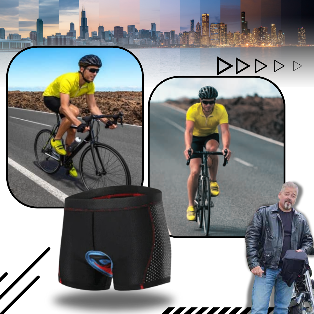 Brehn | Nahtlose gepolsterte Radlerhose