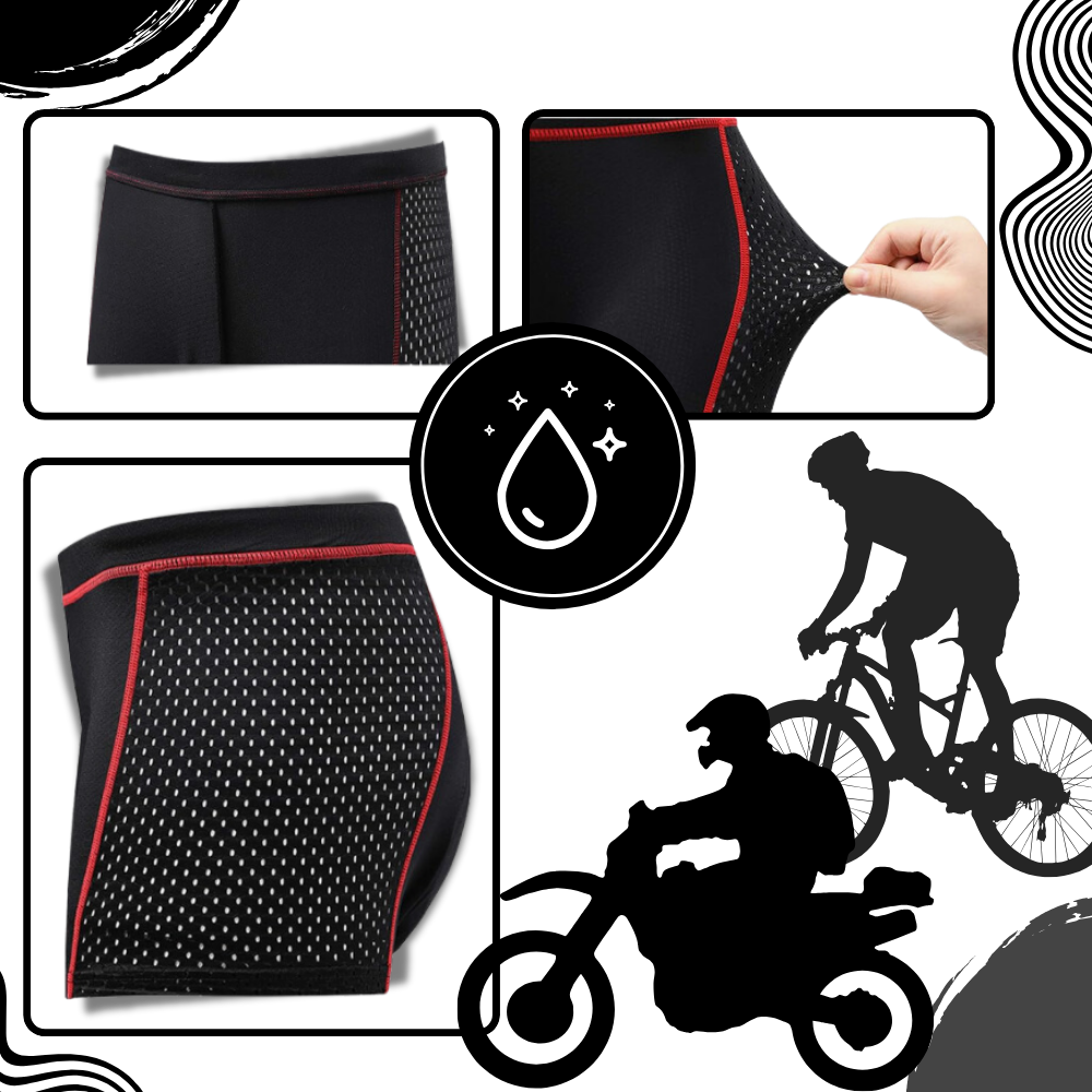 Brehn | Nahtlose gepolsterte Radlerhose