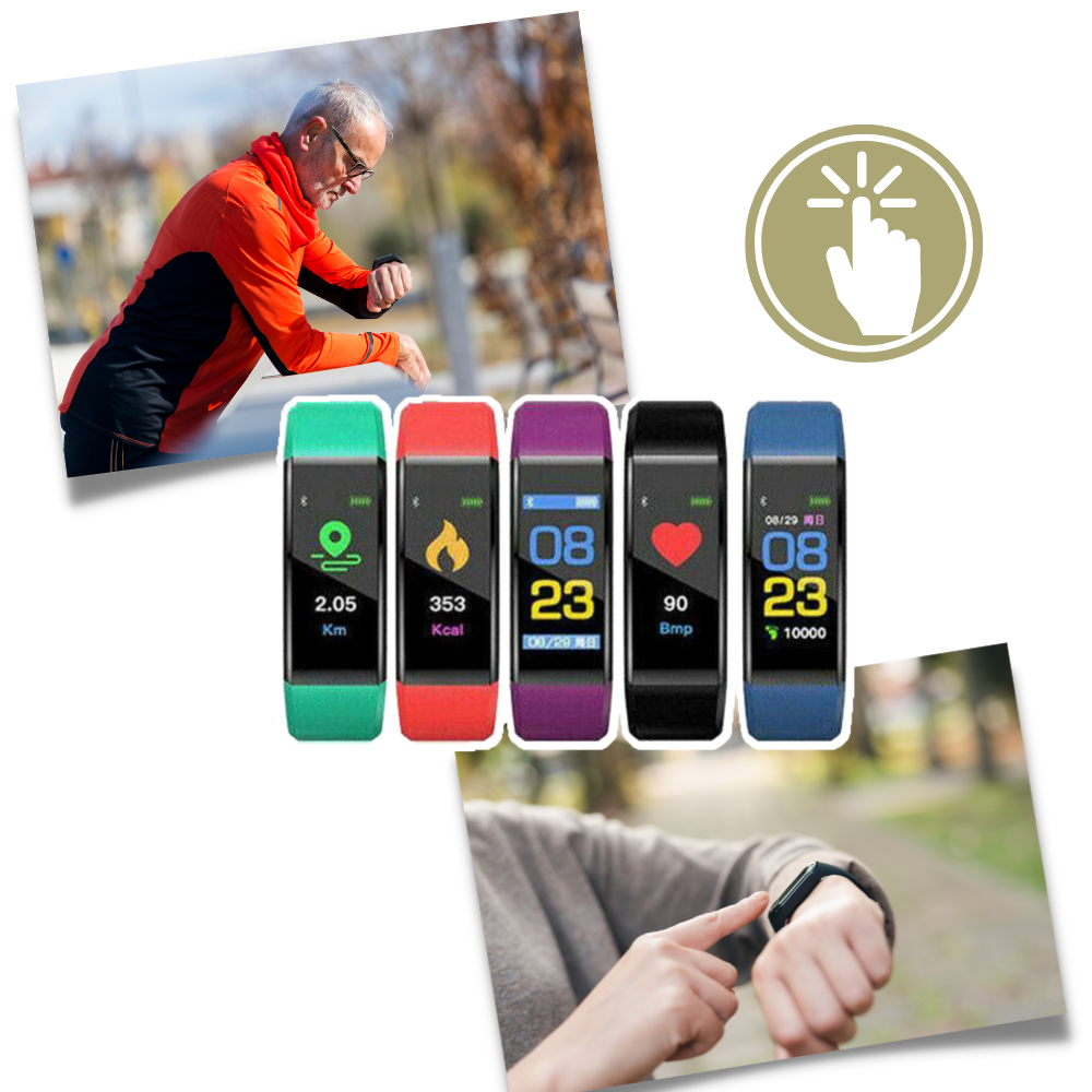 Brehn | Senioren Smartwatch | Herzfrequenz & Blutdruck immer im Blick