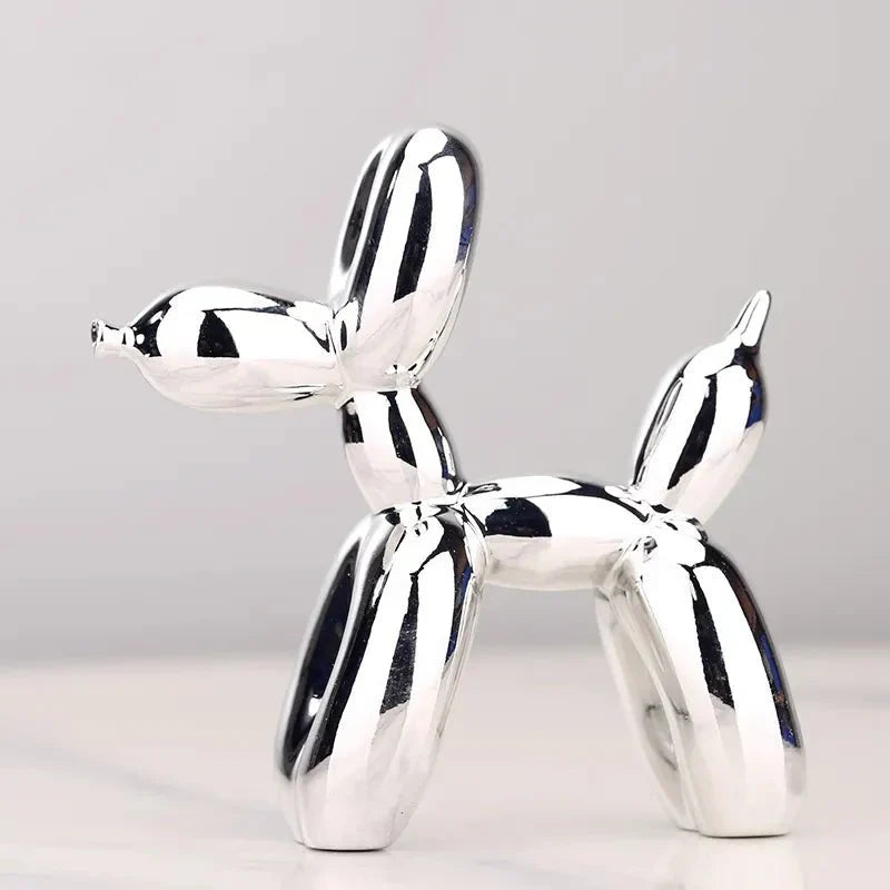 Glänzender Harz Luftballon Hund Wohnzimmer Ornamente Moderner Stil | Brehn