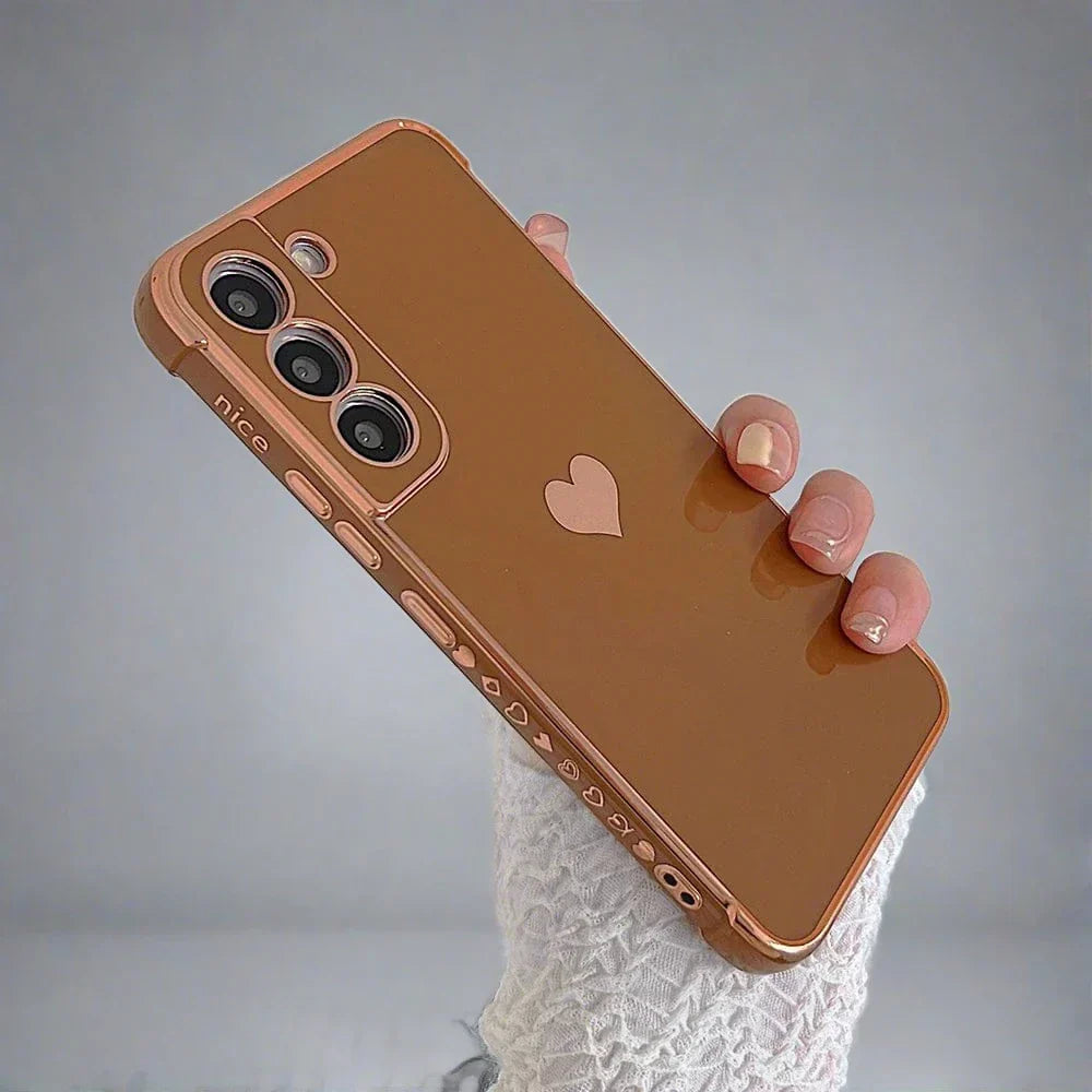 Samsung-Handyhüllen | Luxuriös, schockresistent, plattierte quadratische Hülle