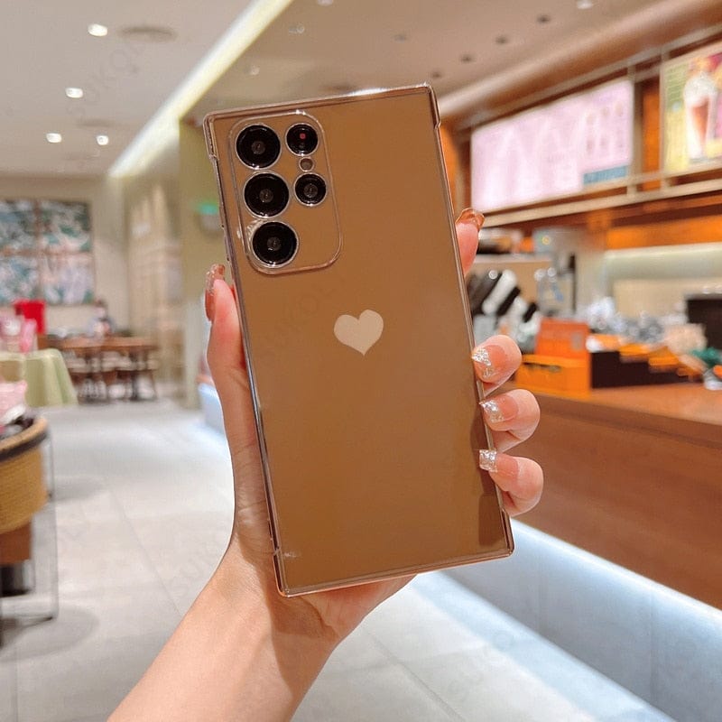 Samsung-Handyhüllen | Luxuriös, schockresistent, plattierte quadratische Hülle