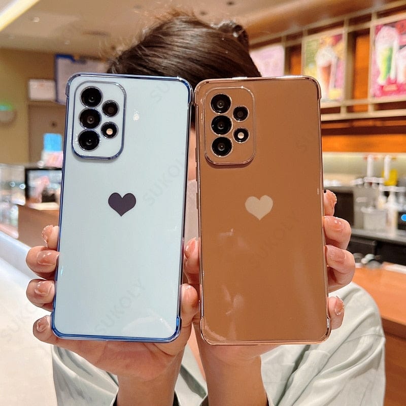 Samsung-Handyhüllen | Luxuriös, schockresistent, plattierte quadratische Hülle