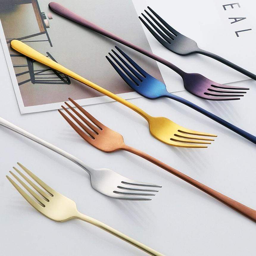 Silvéra – Elegante Essgabel, robustes, plattiertes Edelstahlbesteck