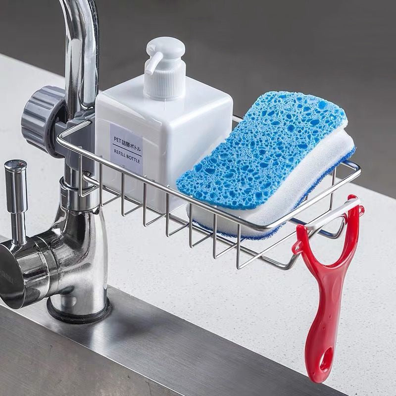 Sink Abflussregal Aufbewahrung Wasserhahn Halter Seifengitter Regal Korb | Brehn