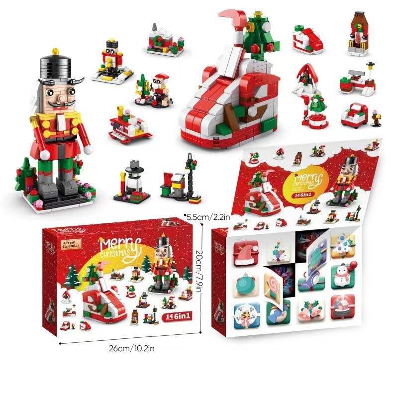 Brehn | 2024 Weihnachts-Bausteine Geschenkbox