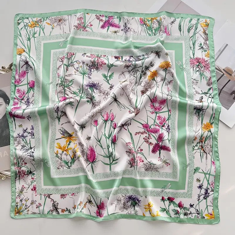 Brehn | Retro Korean Style Kunstseide Schal