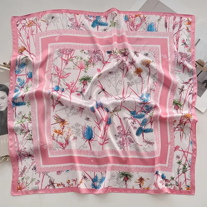 Brehn | Retro Korean Style Kunstseide Schal