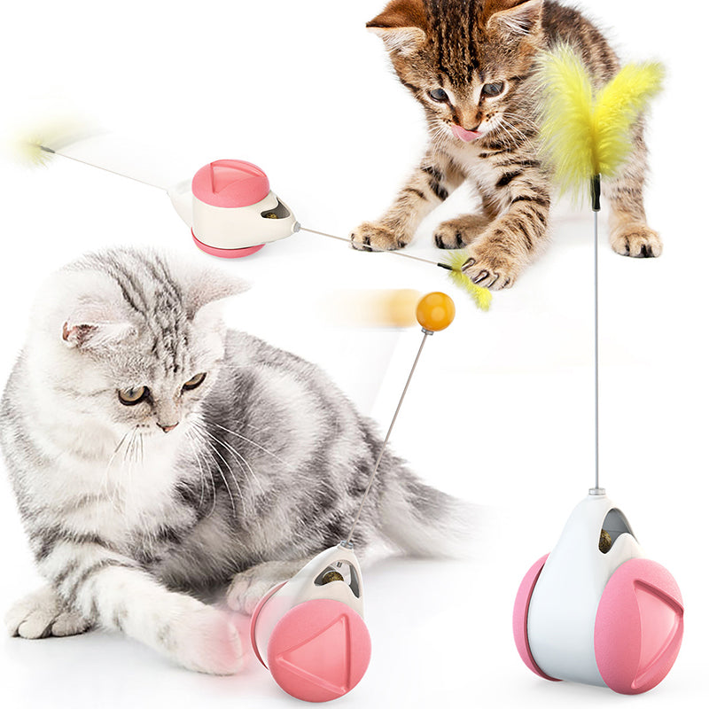 Brehn | Swing-Katzen-Spielzeug mit Rädern