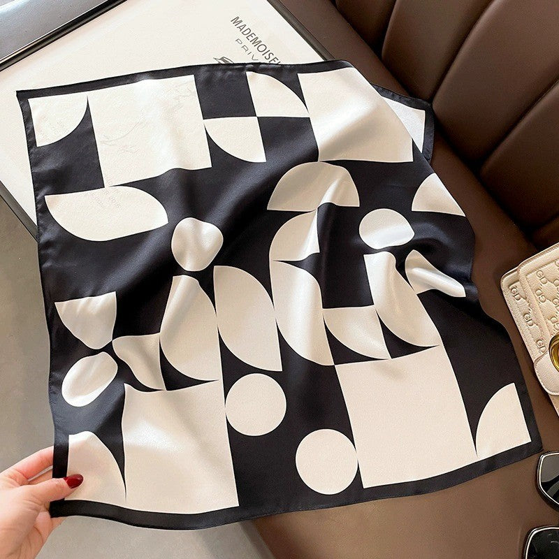 Brehn | Retro Korean Style Kunstseide Schal