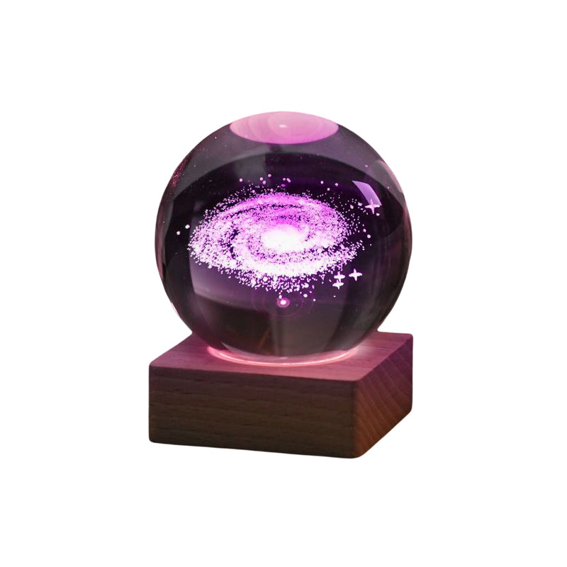 3D Galaxy Kristallball Nachtlicht | Brehn