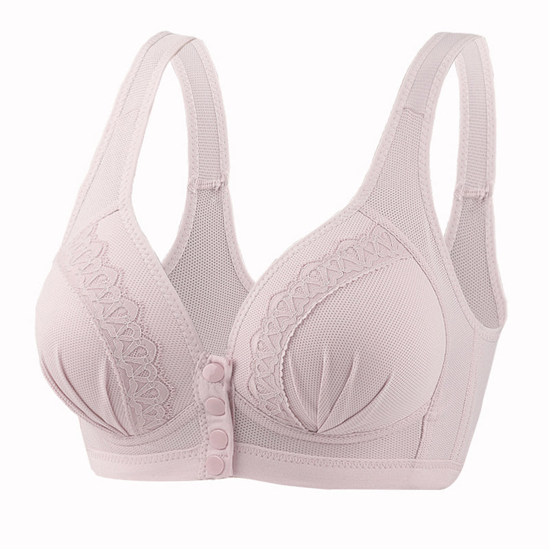 Brehn | Front Button Breathable Skin-Friendly Bra