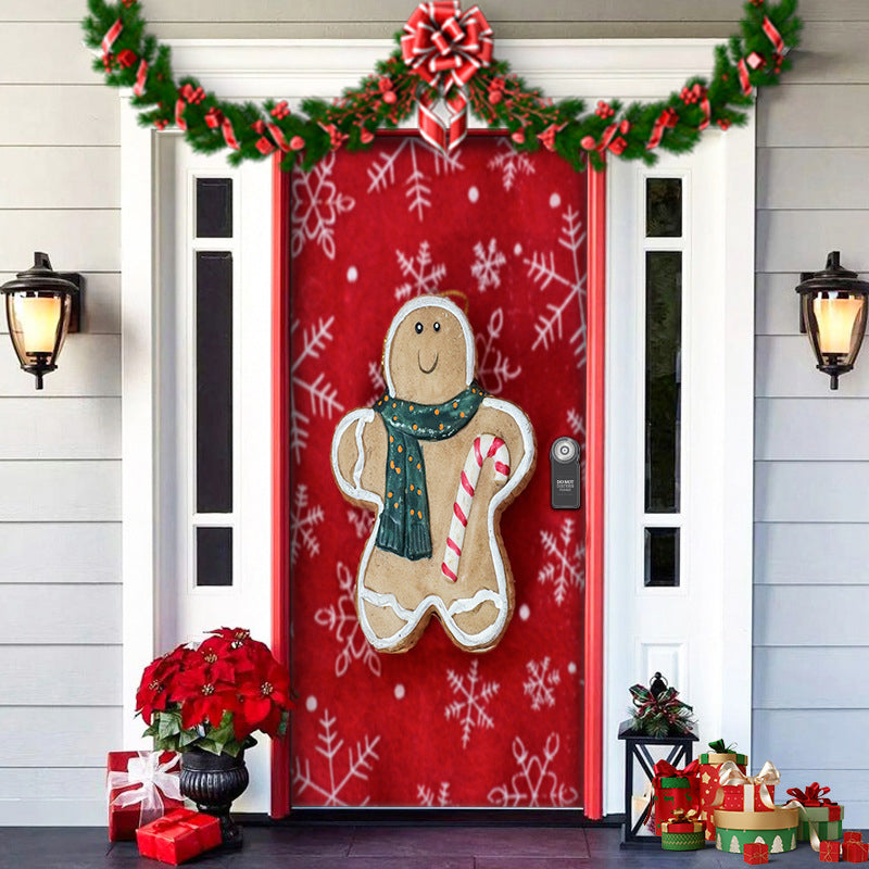 Brehn | Nightmare Before Christmas Außen dekorations Requisiten Weihnachts Elfen Tür Abdeckung