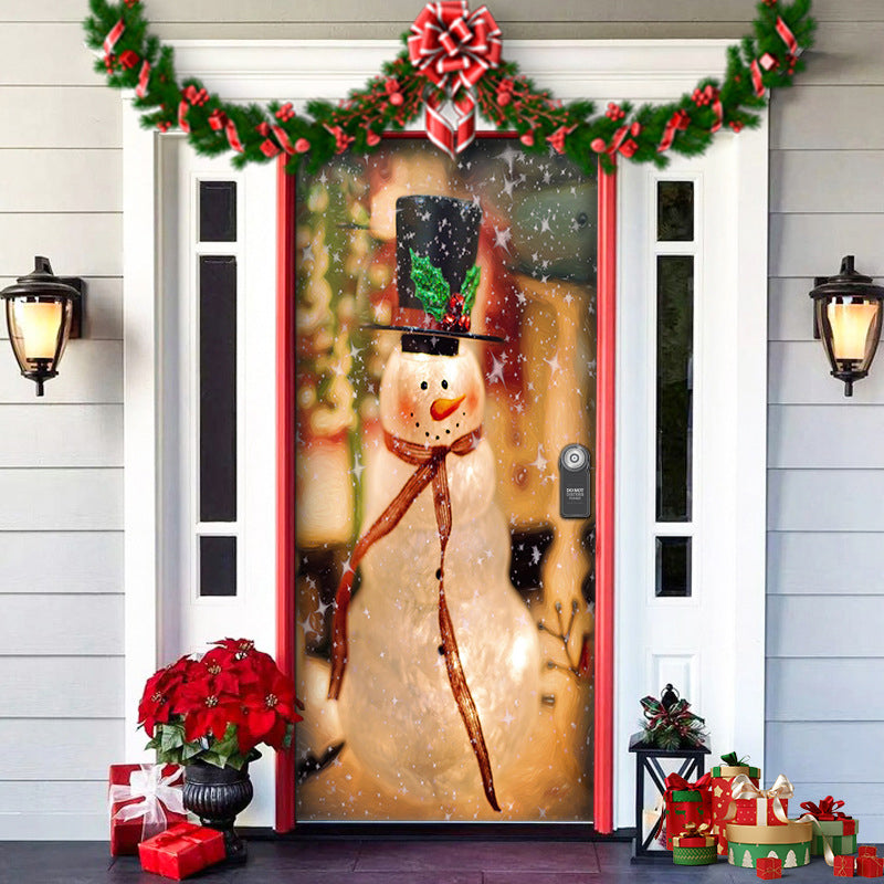 Brehn | Nightmare Before Christmas Außen dekorations Requisiten Weihnachts Elfen Tür Abdeckung