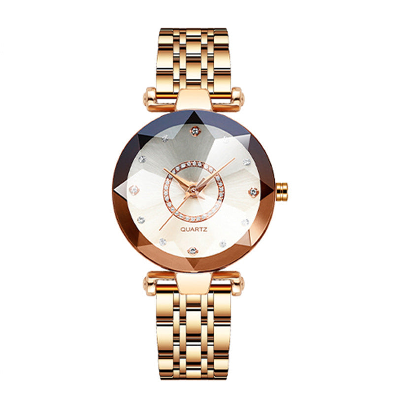 Brehn | Starry Diamond Zifferblatt Damen Wasserdichte Uhr