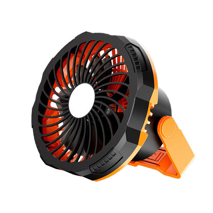 Tragbarer Campingventilator mit LED-Licht | Brehn
