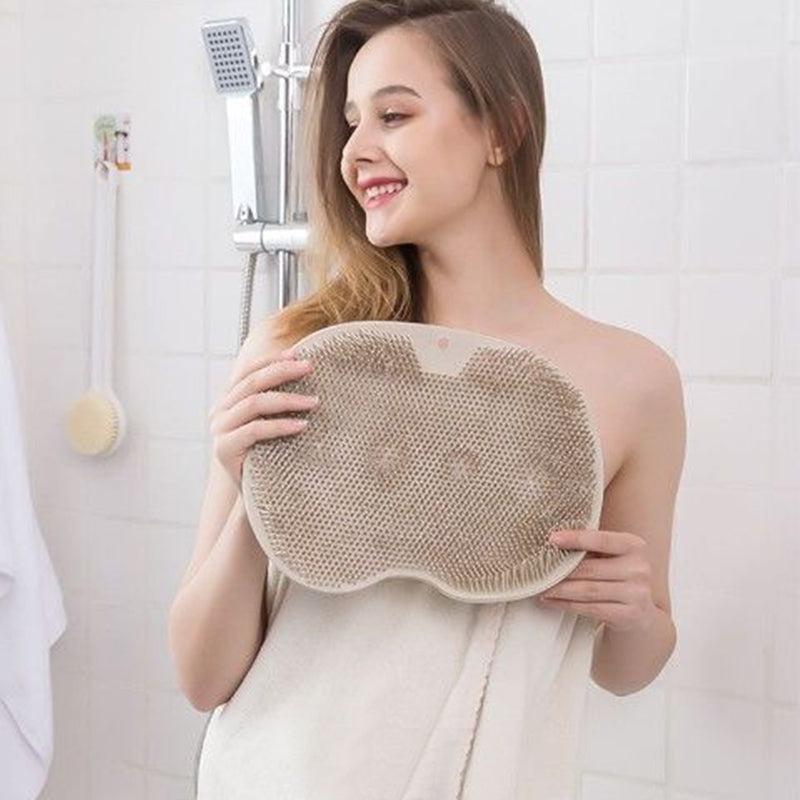 Brehn | Fuß- und Rückenschrubber für die Dusche, Massagepad