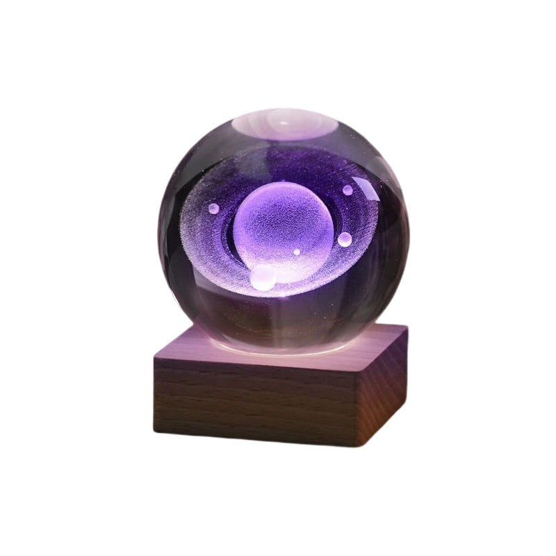 3D Galaxy Kristallball Nachtlicht | Brehn