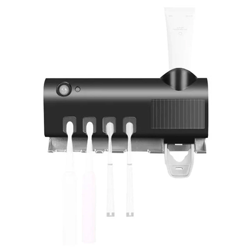 Brehn | Smart UV-Licht Sterilisator Zahnbürstenhalter, Wandmontage Zahnpastaspender